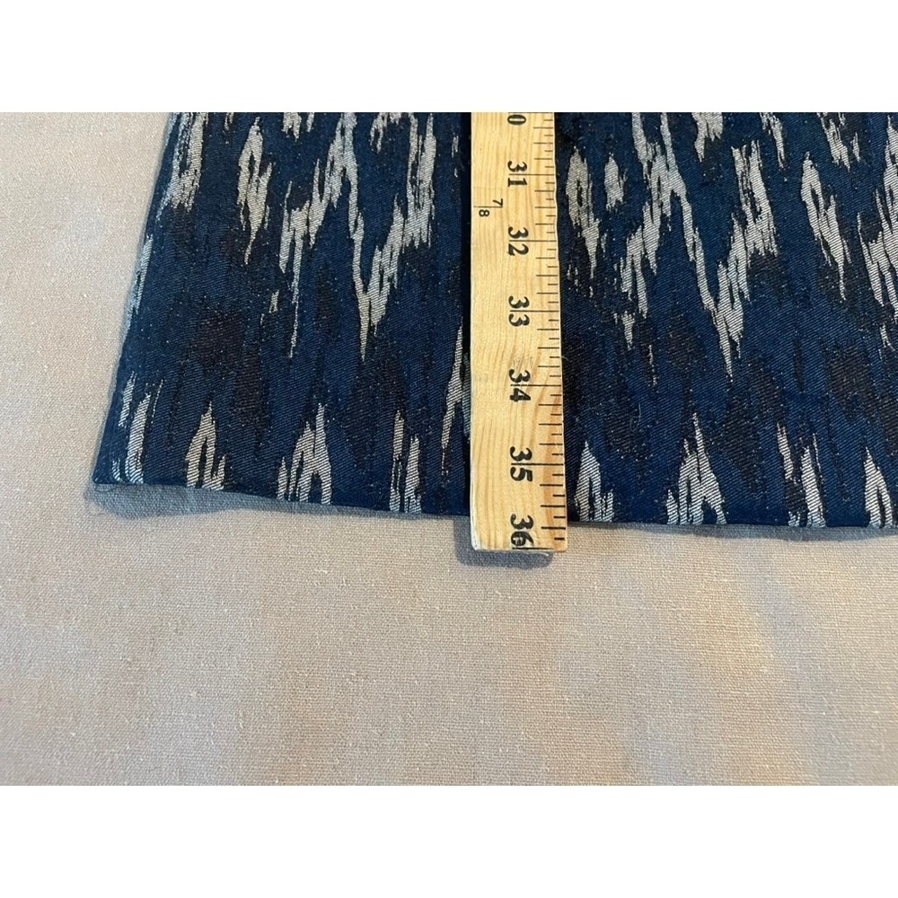 Bitte Kai Rand Architectural Ikat Sheath Dress L Black Blue Danish Workwear - Picture 3 of 8